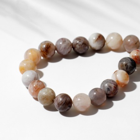 Beads on threads ball No. 8 “Sandstream” Matova, 48 beads-1