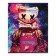 A set of notebooks of 5 pieces, 48 ​​sheets in Calligrata Mask Calligrata, covered cardboard, offset block