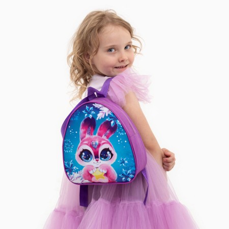 New Year's children's backpack "Rabbit with a star", 23x20.5 cm, for the New Year-6