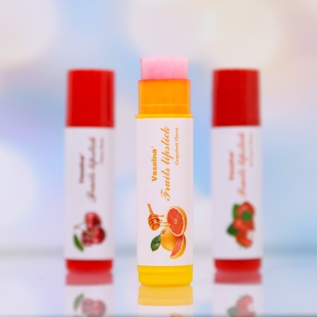 Set of lip balms: grapefruit, cherry, honey-6