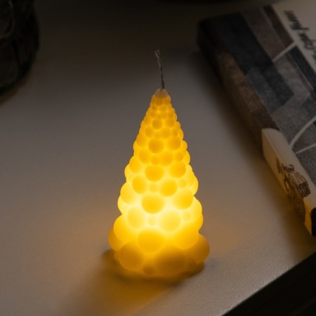 Figure Light "Christmas tree" 10x5 cm, from batteries 3XAG13 (included), glow warm white