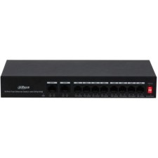 Коммутатор Dahua DH-PFS3010-8ET-65, неуправляемый, 10x10/100BASE-TX
