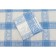 Tablecloth, size 160 x 180 cm, blue color, jacquard