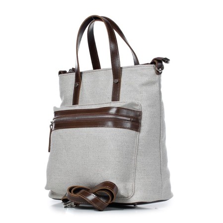 Bag women, milk/brown color