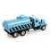 Metal “fuel” truck, inertial, blue color