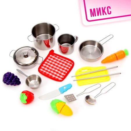 Set of metal utensils "Cook", 16 items-7