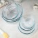 A set of baking pots with a Borcam lid, 3 items: 1 l, 1.5 l 2 l