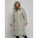 Coat insulated winter female, size 42, green color
