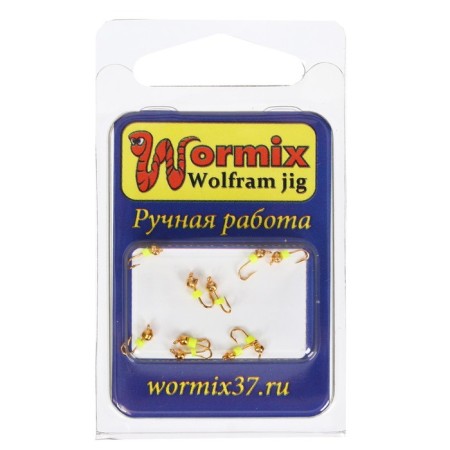 Mormyshka fraction (galvanic gold), weight 0.15 g, size 2-1