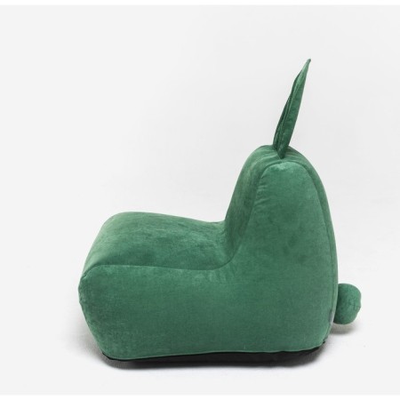 Milk-Milk chair, size 80x90 cm velor, green color-2