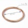 Rings for bags, d = 32 mm, thickness - 3 mm, 10 pcs, gold color