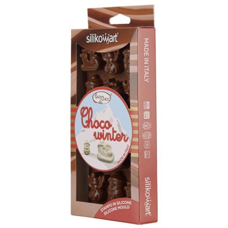 Form for the preparation of sweets Choco Winter, silicone-7