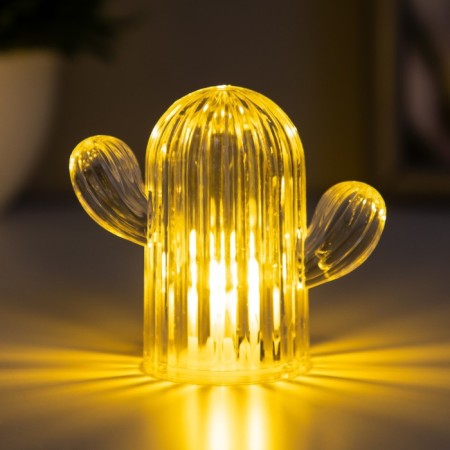 Strack "Cactus" LED 1W 3x AG10 transparent 5.5x6x11cm Risalux-2