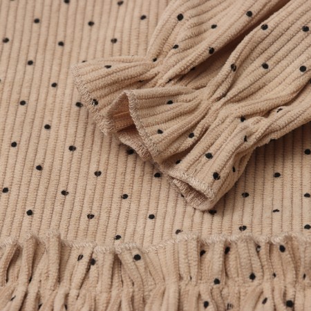 Dress crumb I am "polka dots", height 74-80, beige-2