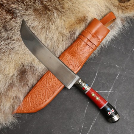 Knife Pchak Sharkhon - Ebonit, Erm, Garda, Uliye Melchior, 17 cm-5