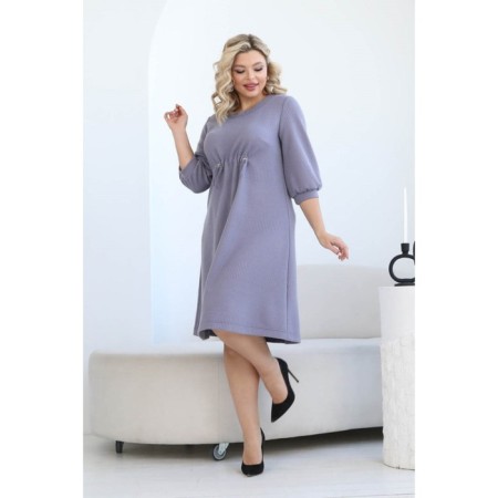 Women's dress, size 52, gray color-10