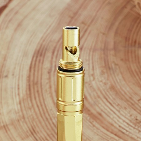 Hand-glass pen with whistle and knife 16cm-6