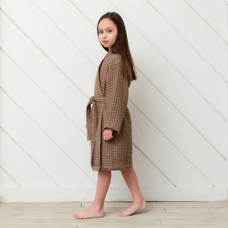 Waffel Baby Broke I "BOHO" size 32 (110-116 cm) MOKKO color, 100% cotton 290 g/m2-14