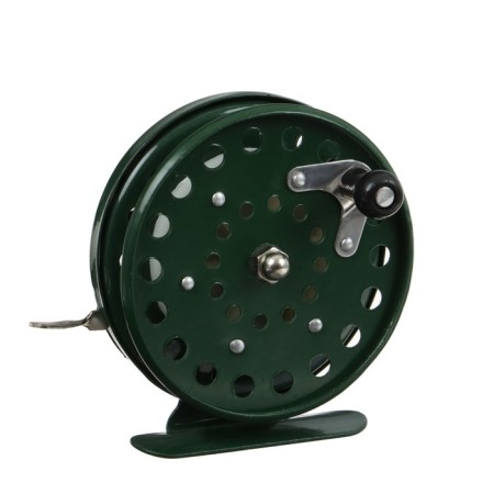 Inertial coil, metal, diameter 7.5 cm, dark green color, 809-5