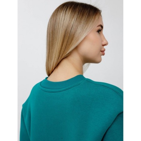 Women's sweated sweam, size 46, turquoise color-1