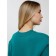 Women's sweated sweam, size 46, turquoise color