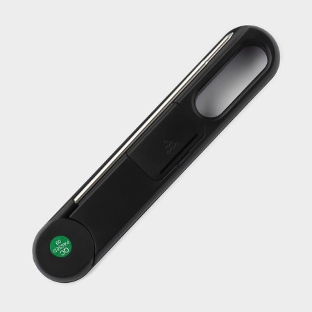 The thermometer for food is electronic, with a folding probe magistro, black color-3