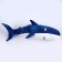 Soft toy "Shark", 55 cm, blue color