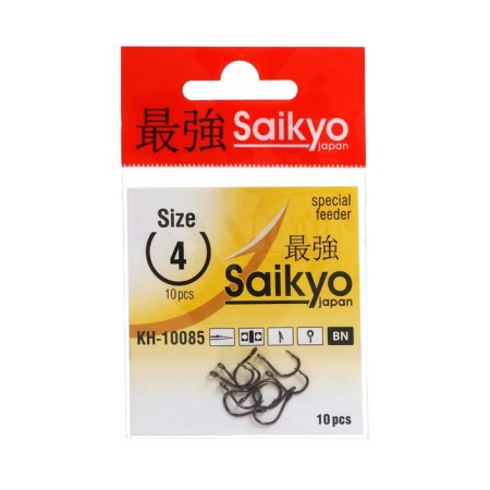 Hooks Saikyo KH-10085 Special Feeder BN No. 4, 10 pcs