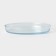 Oval glass oval dish, 32 × 22 × 5 cm
