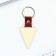 A wooden key key "Just do it", 7 x 3.7 cm