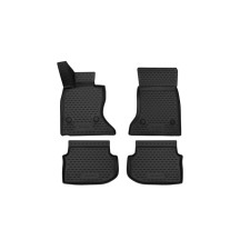 3D mats in the BMW 5 salon (F10) I, 2010-2013 4 pcs. (polyurethane)