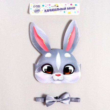 Carnival set "Gray Bunny" (rim+ butterfly)-2