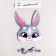 Carnival set "Gray Bunny" (rim+ butterfly)