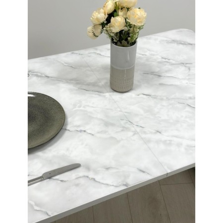 Milestock transparent Joy Home, “marble”, thickness 0.6 mm, 0.8 m, gray-2