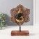 Souvenir Polystone "Meditation of the Buddha in Flower" Gold 5.5x13.2x23 cm