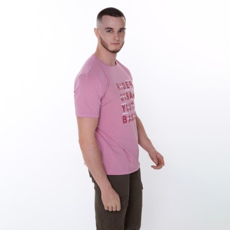 T -shirt male, pink color, size 54-2