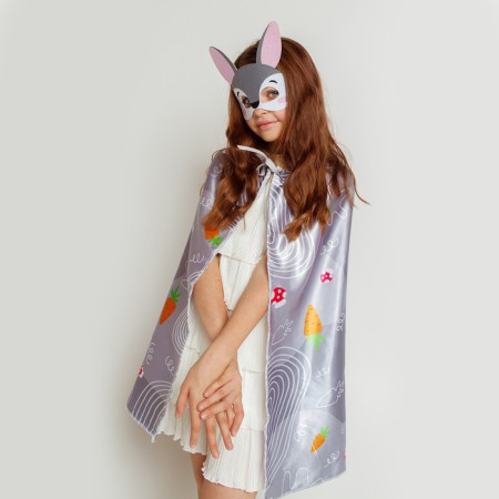 Carnival set "Nazi bunny": cloak, mask-4