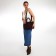 Female bag Textura, tout, medium size, burgundy color