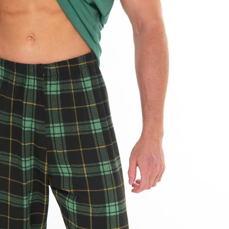 Kit (T -shirt/pants) male, green/cage, size 48-4