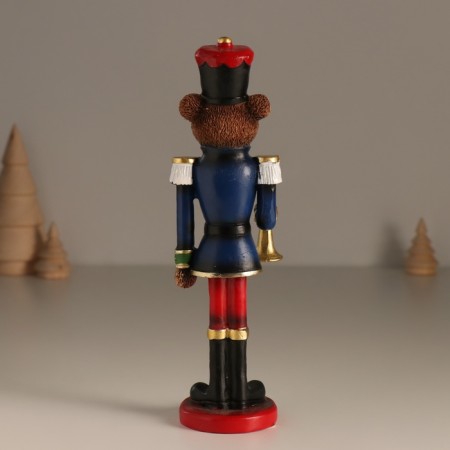 Souvenir Polystone "Bear-Soldik in the uniform with the mountain" 7x6x20 cm-2