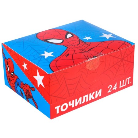 Sharp with an eraser, plastic, Spider-Man-7