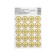 Stickers Signs of Electric Security "Grounding" D - 20 mm (with a header, 20 pcs on the sheet) Rexant 10806