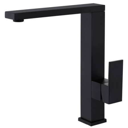 ABBER DAHEIM AF8214B kitchen mixer, single -leaf, excess length 210 mm, black