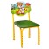 Children's chair "Mom and baby", adjustable, green color, yellow