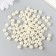 Set of beads "needlework" plastic, diameter 8 mm, 25 g, milk
