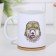 Sublimation mug "February 23. Bear in helmet ", with application
