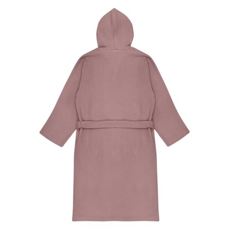 Wafel waffle robe de marko naomi, with a hood, size M, Marsala color-2
