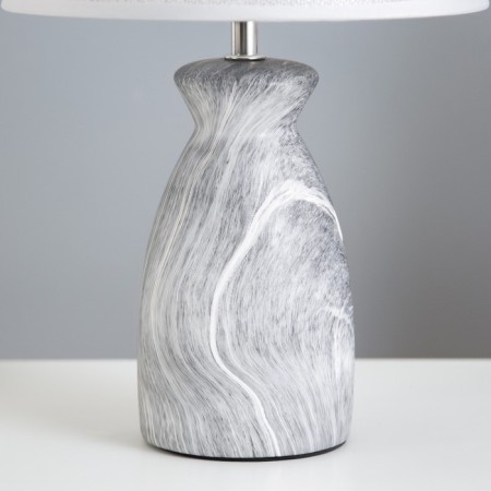 Lena table lamp E14 40W gray 22.5x22.5x37 cm Risalux-3
