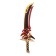 Wooden sword "Red -Range Street"