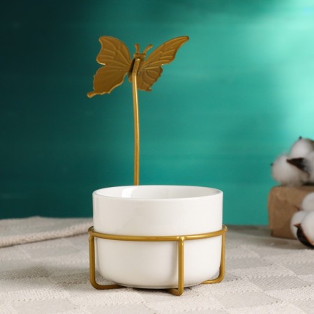 Pot on the stand "Butterfly" 9x6cm-1